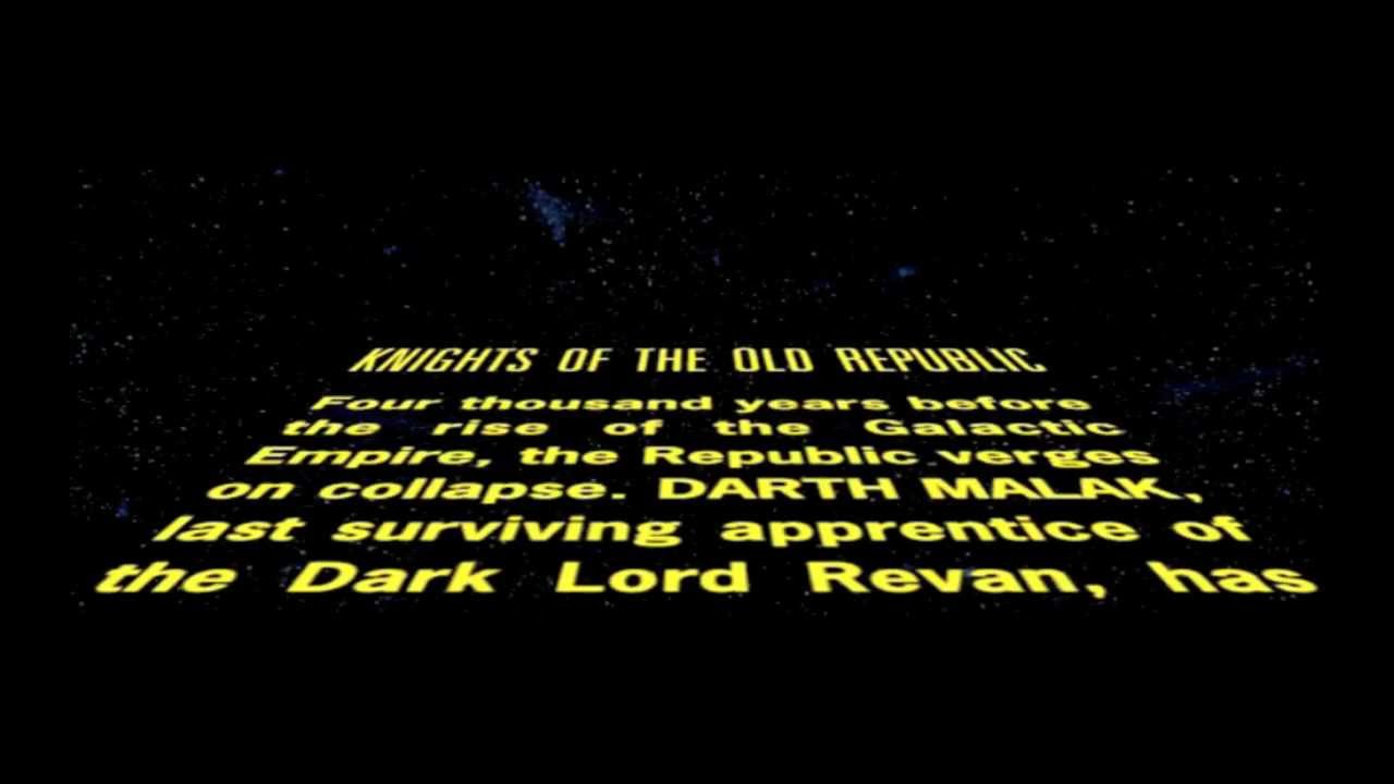 Knights of the old republic 2
